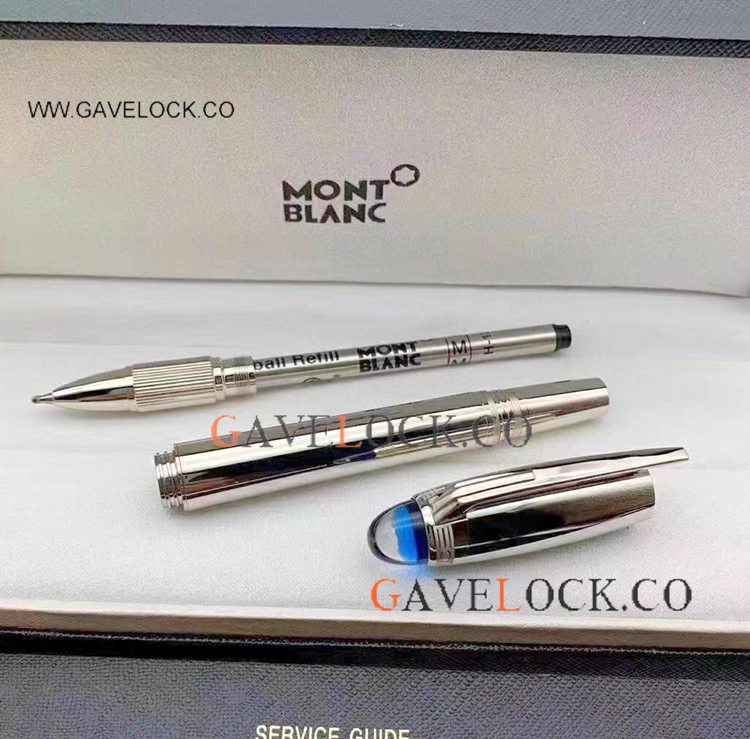 Wholesale Mont Blanc Pens Starwalker Rollerball Pen Silver Steel
